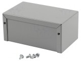 Carcasă universală aluminiu gri 76x127x56mm