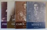 ISTORIA ROMANILOR IN TIMPUL CELOR PATRU REGI , ( 1866 - 1947 ) , FERDINAND I , CAROL I , CAROL II , MIHAI I , VOLUMELE I - IV de IOAN SCURTU , 2001