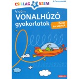 Vid&aacute;m vonalh&uacute;z&oacute; gyakorlatok - S&ouml;t&eacute;tk&eacute;k - Betűk &eacute;s sz&aacute;mok - Birgit Fuchs