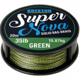 KRYSTON Coardă &icirc;mpletită Super Nova 20m Verde, 25lbs