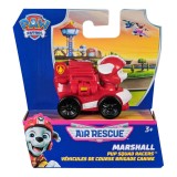 PATRULA CATELUSILOR PUP SQUAD RACERS AIR RESCUE VEHICUL METALIC MARSHALL SCARA