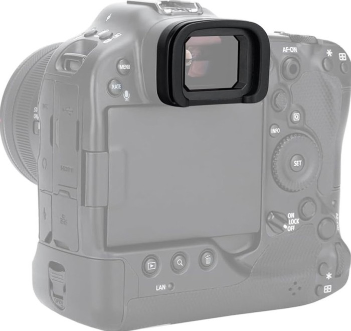 ​Ocular Canon EOS R3 JJC Soft Silicone Eyepiece Replaces Canon ER-h