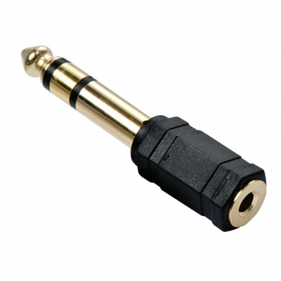 Adaptor jack 3.5mm mama la jack 6.3mm foto