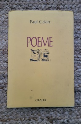 POEME de PAUL CELAN , CU 7 GRAVURI de MARIA PETCU , 1998 foto