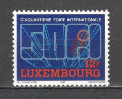 Luxemburg.1987 Targul International ML.182 foto