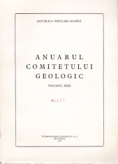 AS - ANUARUL COMITETULUI GEOLOGIC VOLUMUL XXXI