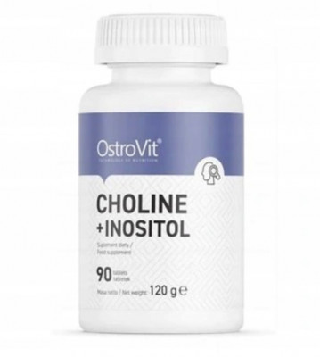 OstroVit Choline + Inositol 90 comprimate Sistem nervos foto