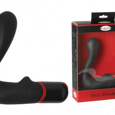 Vibrator Anal Stimulator, Negru, 11.5 cm