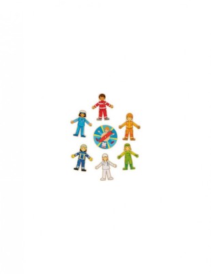 Joc puzzle din lemn Meseriile foto