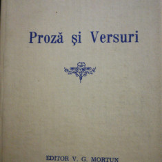 Mihai Eminescu, Proză și versuri, ediția Morțun, 1890, redata anastatic 1990