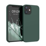 Husa pentru Apple iPhone 12 Mini, Silicon, Verde, 52640.169, Kwmobile