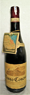 A 1, VIN ROSU CONERO, DOC, VINICOLA UMANI RONCHI, Recoltare 1969 CL 72 GR 12 foto