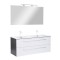 Mobilier complet de baie Vario Clam 120 antracit-alb