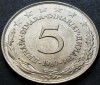 Moneda 5 DINARI / DINARA - RSF YUGOSLAVIA, anul 1980 *cod 3754 A = UNC, Europa