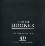 CD 2XCD John Lee Hooker &ndash; John Lee Hooker The Gold Collection 40 Classic Performances (EX), Jazz