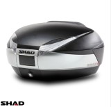 Cutie portbagaj (topcase) Shad model SH48 culoare: negru/titanium (volum: 48 litri) &ndash; include placa de montaj