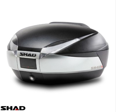 Cutie portbagaj (topcase) Shad model SH48 culoare: negru/titanium (volum: 48 litri) &amp;ndash; include placa de montaj foto