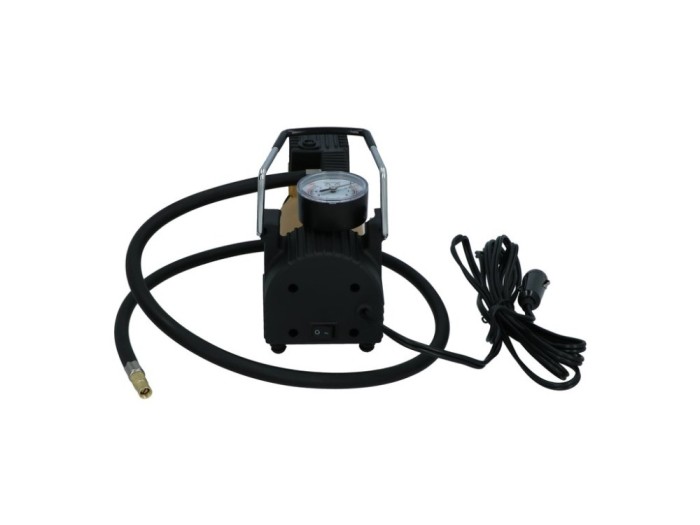 Compresor auto Carpoint &amp;#39;&amp;#39;BIG&amp;#39;&amp;#39; 12V 100psi/7bar max 14A 35l/m cu manometru si adaptori