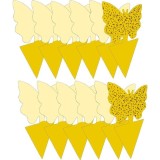 Cumpara ieftin Set capcana lipicioasa pentru insecte, fluturasi galbeni, 18 bucati, impotriva mustelor, tantarilor