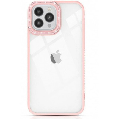 Husa Cover Kingxbar Sparkle Series pentru iPhone 13 Pro Pink foto