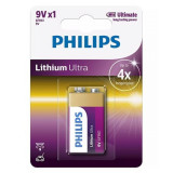 BATERIE LITHIUM ULTRA 9V BLISTER 1 BUC PHILIP - PH-6FR61LB1A/