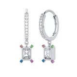 Cumpara ieftin Cercei argint 925, JW949, model elegant, placati cu rodiu