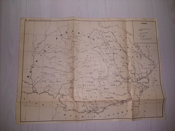 Harta veche,PRINCIPATELE UNITE IN 1859-PERIOADA UNIRII