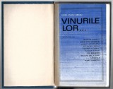 Vinurile lor... - Vintila Russu Sirianu, Ed. pentru Literatura, 1969, legata
