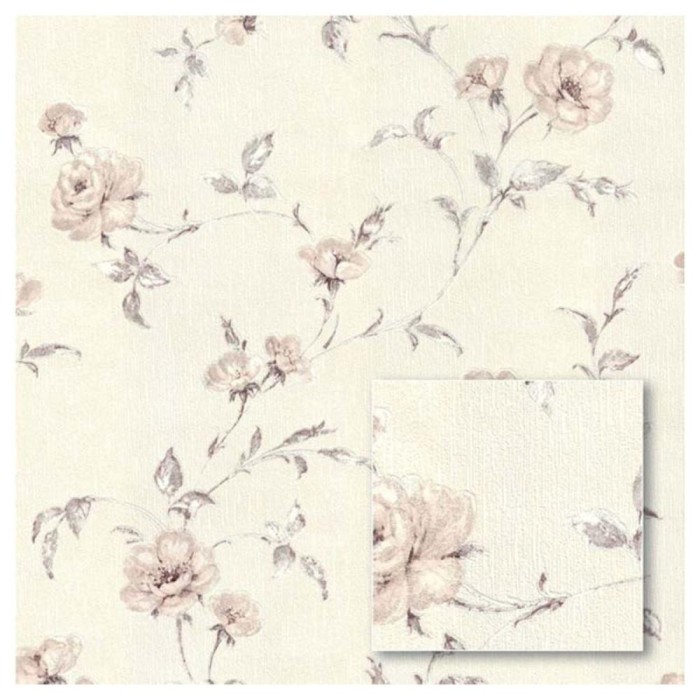 Tapet netesut, model floral, Summer Garden 429006, 10.05 x 0.53 m