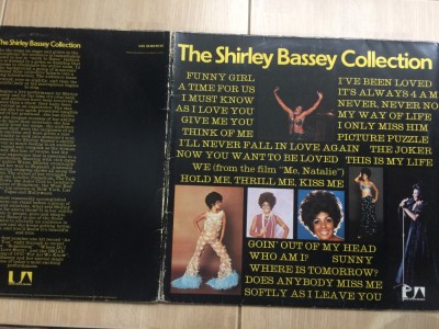 shirley bassey collection best of compilatie hituri dublu disc vinyl 2 lp muzica pop jazz soul UA germany VG/VG+ foto
