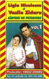 Casetă Ligia Nicolescu Și Vasile Zidaru &lrm;&ndash; Vol.1 C&acirc;ntece De Petrecere, originală, Casete audio