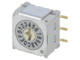 &Icirc;ntrerupător codificare HEX/BCD 16 poziții vertical ND3