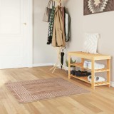 vidaXL Covor Runner MARSA Alb 100 x 100 cm Poliester și PVC 42023314