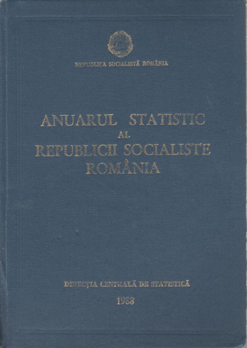 RSR - Anuarul statistic al RS Romania (1988)