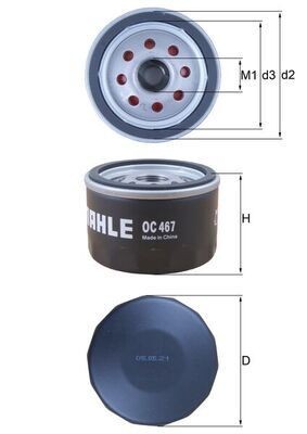 Filtru ulei OC 467 foto