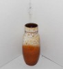 Vaza ceramica smaltuita fat lava - Cascade glaze 7 - marcaj SCHEURICH 210-18 Germania