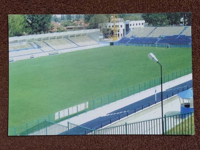 Foto-tip carte postala-fotbal - Stadionul "COTROCENI" BUCURESTI (PROGRESUL)