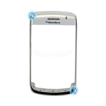 Capac frontal BlackBerry 9700, 9780 Bold alb cromat foto