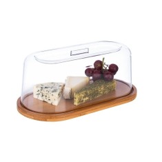 Tava bambus cu capac, 28 x 14 cm
