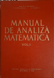 MANUAL DE ANALIZA MATEMATICA VOL.1-M. NICOLESCU, N. DINCULEANU, S. MARCUS