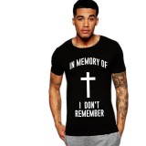 Tricou negru barbati - In memory - L