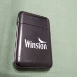 BRICHETA METALICA WINSTON RARITATE!!!!!DE COLECTIE