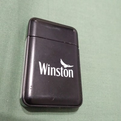 BRICHETA METALICA WINSTON RARITATE!!!!!DE COLECTIE foto