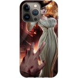 Husa compatibila cu Apple iPhone 14 Plus model Lady Dimitrescu Resident Evil, Silicon, TPU, Viceversa, Transparent, Carcasa