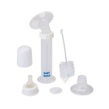 Set pompa de san cu recipient pentru lapte si perie de curatare, BabyNova