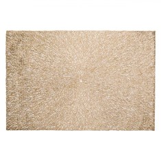 Suport Farfurie PVC, Model Crăciun, Auriu, 45x30cm