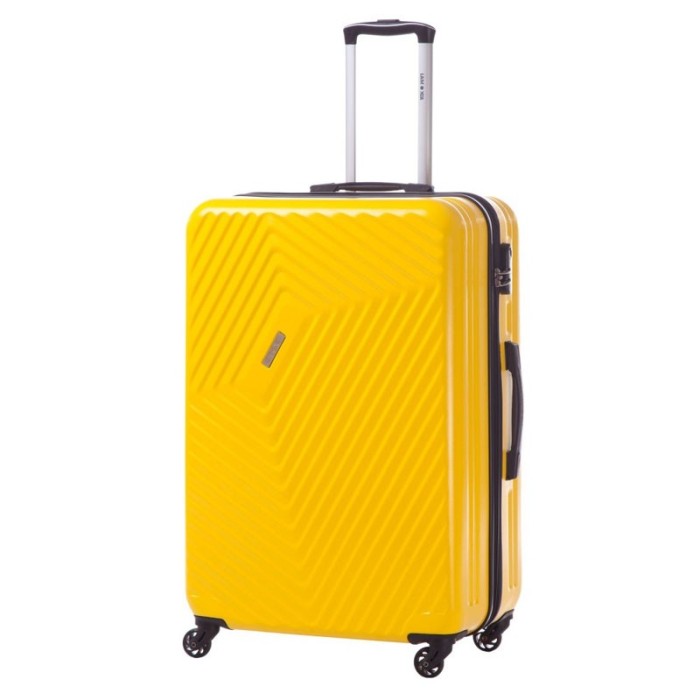 Troler Fantasy Lamonza, 77 x 53 x 30 cm, Galben/Negru Troler Fantasy Lamonza, 77 x 53 x 30 cm, Galben/Negru