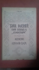 revista tara noastra 1907 anul 1 nr 11 redactor octavian goga foto