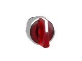 Comutator Rotativ 22mm cu LED Roșu IP66 3 Poziții