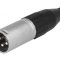 Mufa XLR Tata 3 Pin Dreapta pe Cablu Cu Lipire